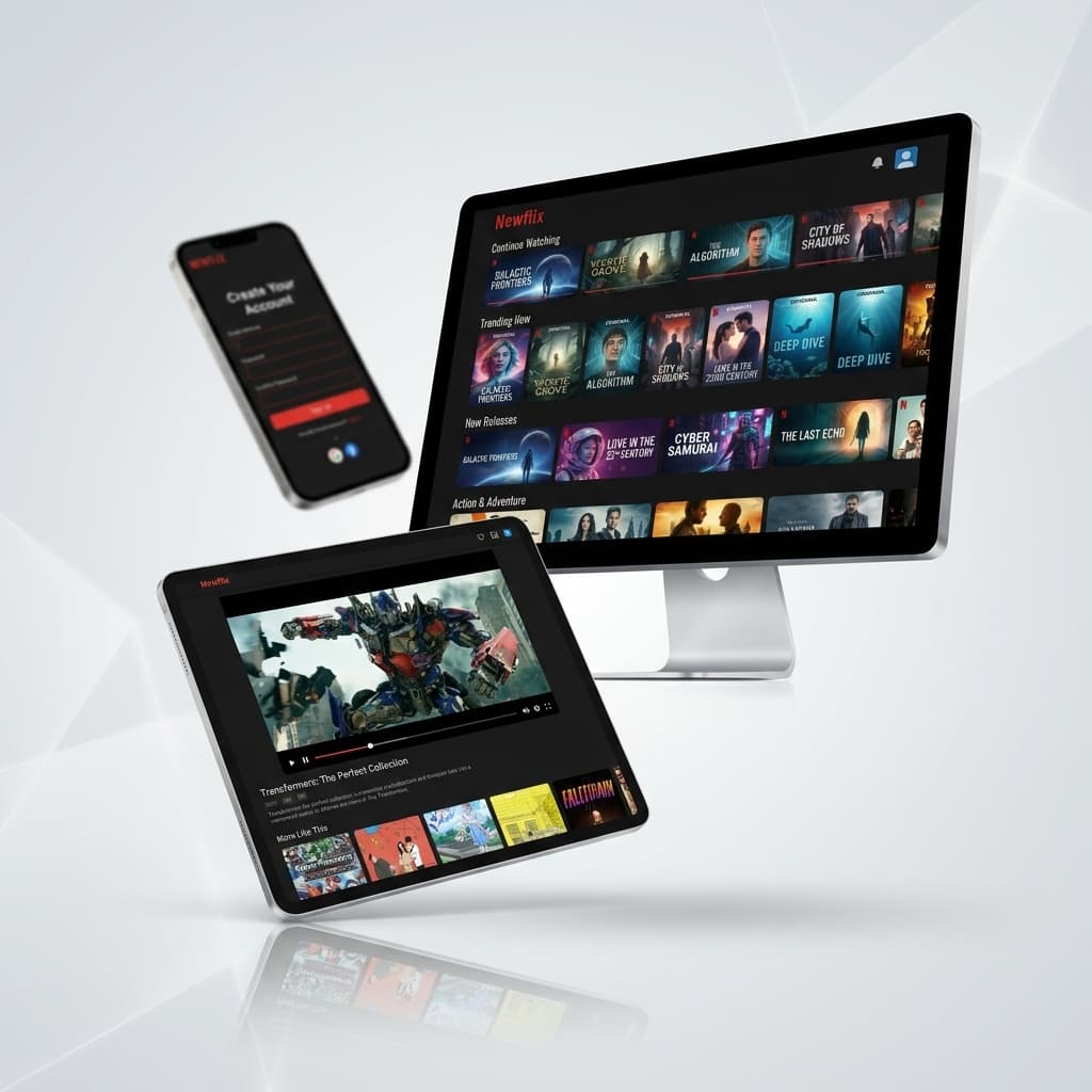 Aperçu du projet Newflix