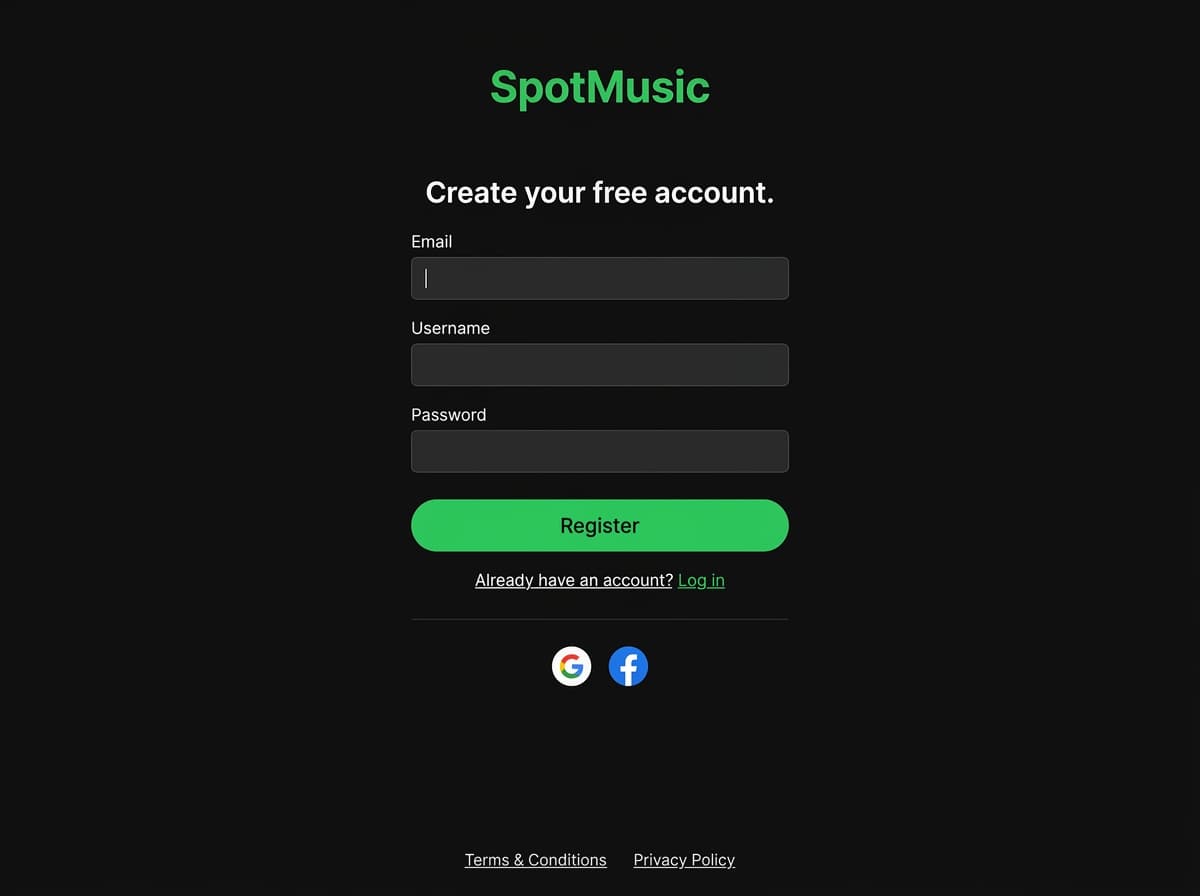 Vue bibliothèque et playlists